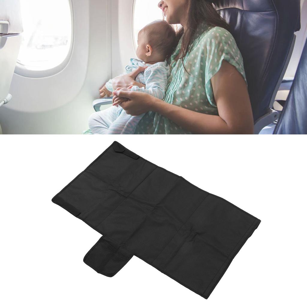 Airplane Footrest for Toddlers Portable Folding sy Installation Nylon Strap Airplane St Extender