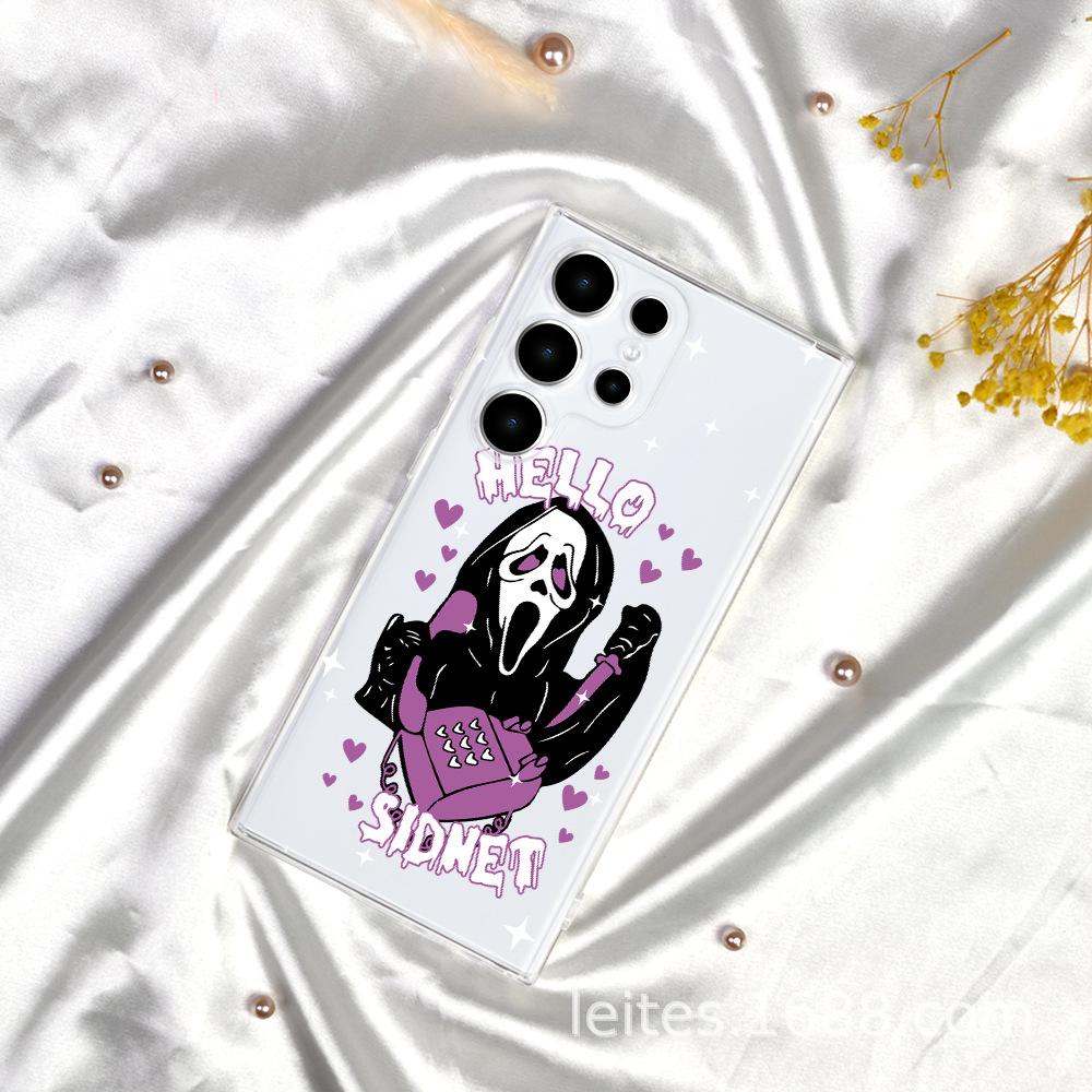 Samsung S23A55 Pełna osłona obiektywu zapobiegająca upadkom - Cross-Border Exclusive Ghost Call Malowane etui na telefon komórkowy