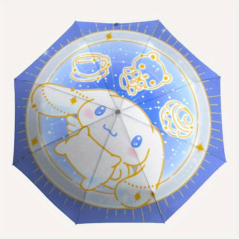 1pc Cute Fantasy Creature Illustration Umbrella with Plastic Handle,Suitable for All Seasons Home Travel Outdoor UmbrellaSanlio071