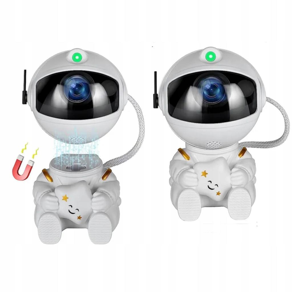 Lampka Nocna Led Projektor Gwiazd Nieba Rzutnik Astronauta Pilot Dzieci