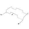 Outdoor Trash Can Bracket Dustbin Cage Garbage Plastic Bag Holder Table Rack