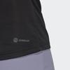 adidas Camiseta de Tênis Club Logo Confortável Casual Gola Redonda Manga Curta Tops Femininos Preto HS1450