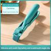 1Pc Cartoon Silicone Mitts Clip Anti-scalding Oven Heat Resistant Tray Pot Dish Bowl Kitchen BBQ Holder Mitts Clip Kitchen Tool