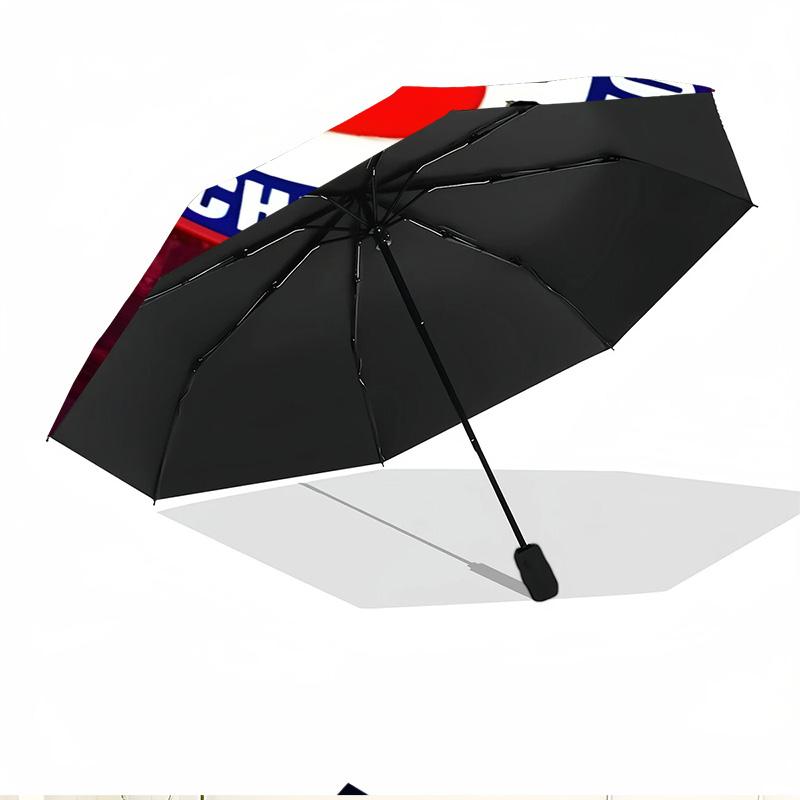 football club Print Automatic Open Close Umbrella, Portable Foldable Umbrella, for Outdoor Commute Camping Trip, Ideal Birthday Gift