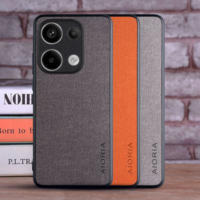 Case for Poco M6 Pro 4G M6 Coque Luxury Textile Leather Skin Phone Cover Funda for Xiaomi Poco M6 Pro Case Capa
