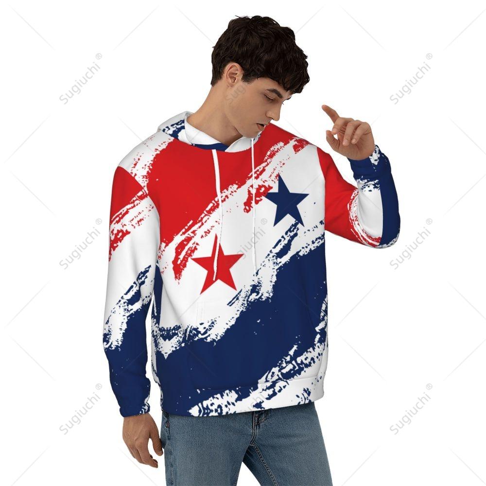 Unisex Mikina s kapucí v barvách panamské vlajky 3D Pánská Dámská Harajuku Mikina Pulovr Mikiny Polyesterová Ležérní