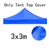 3X3m/3x4.5m Replacement Four-Corner Tent Cloth Canopy Top Cover Rainproof Foldable Pavilion Replace Gazebo Canopy Top Cover