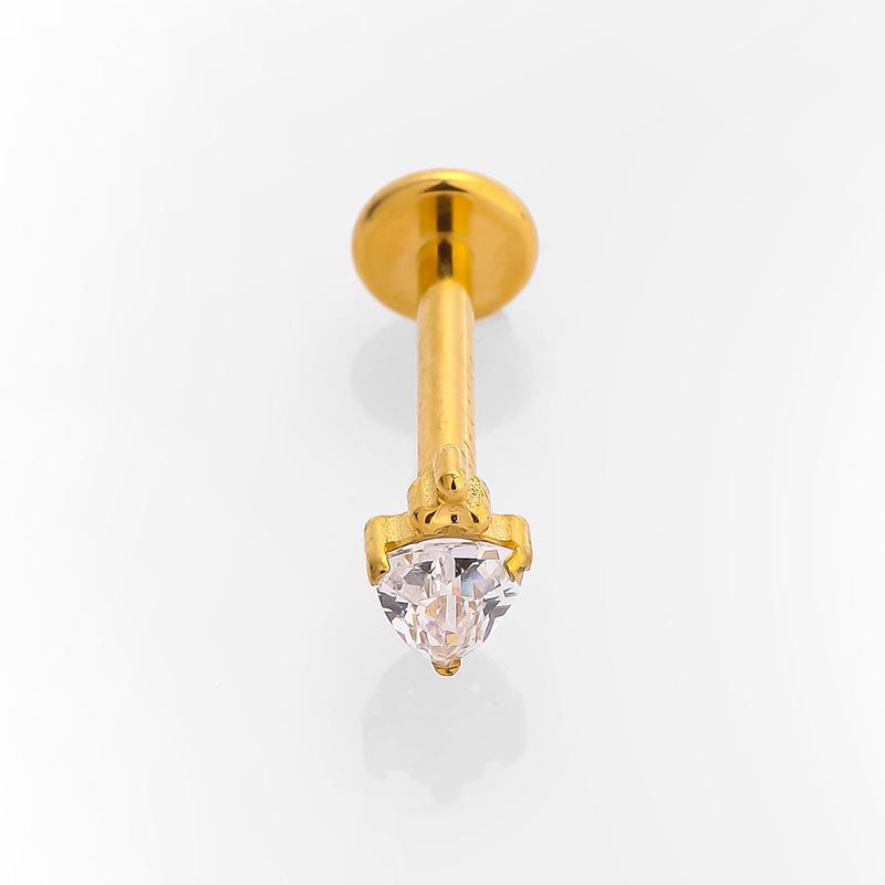 1.2X8MM G23 Titanium Alloy Star & Water Drop Lip and Ear Piercing Jewelry