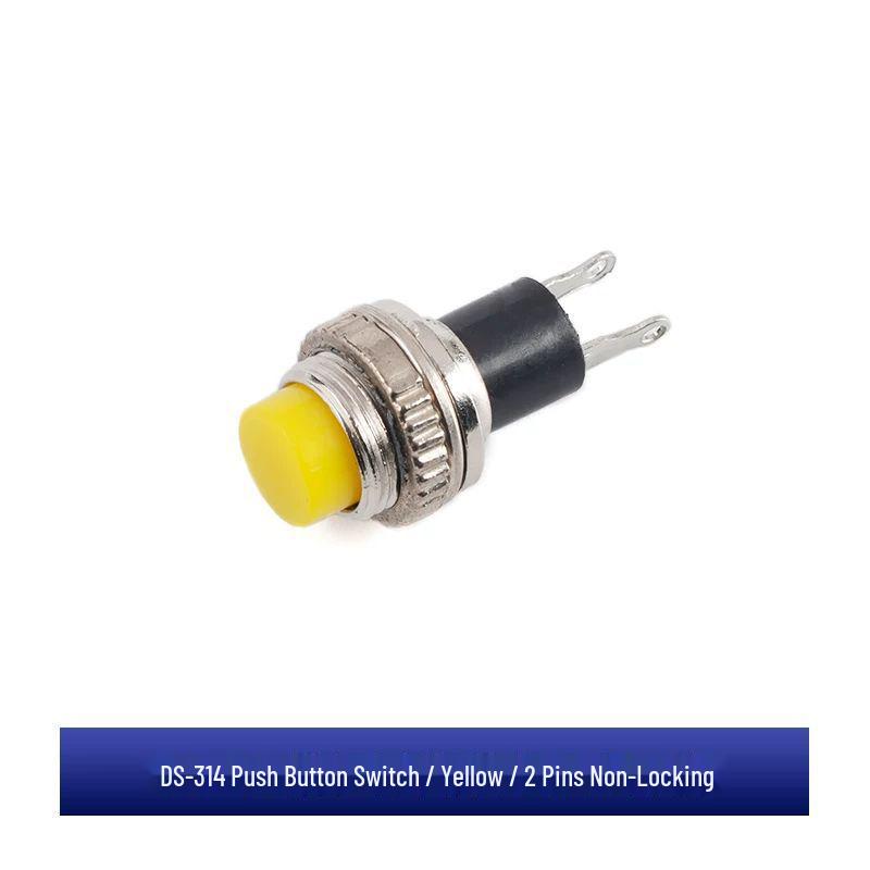 10MM Non-locking Self-resetting Button Switch for Doorbell/Horn (DS-316/DS-314).