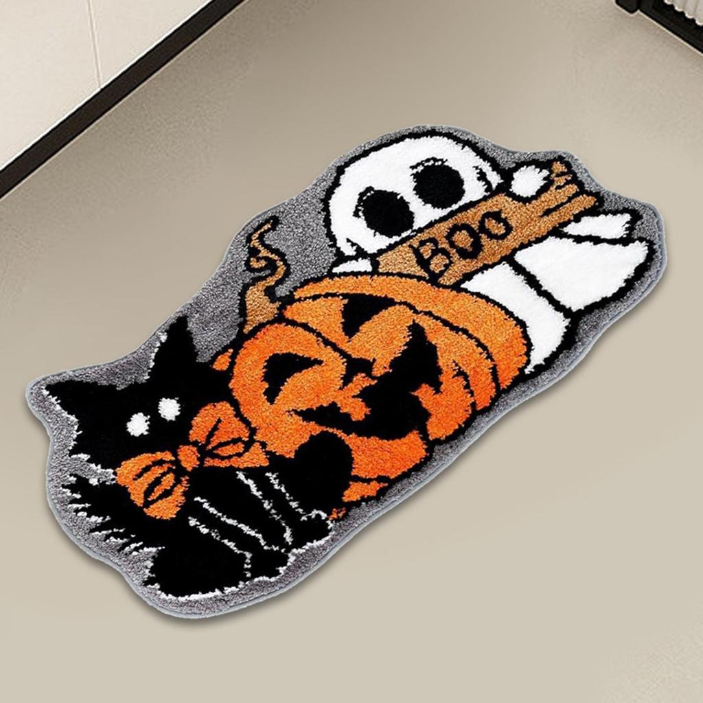 Halloween Dynia Duch Dywanik Mata pod Stopy Urocze Dywaniki Dywanik do Salonu Sofa Mata podłogowa do Łazienki Wycieraczka Dekoracja Halloween