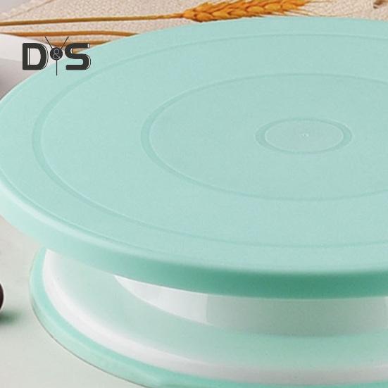 Kakefat 11 tommer Roterende kakedreiebord Jevn 360 graders rotasjon Kakedekorasjonsstativ Praktisk bakeverktøy for Cupcake Kjeks Muffin