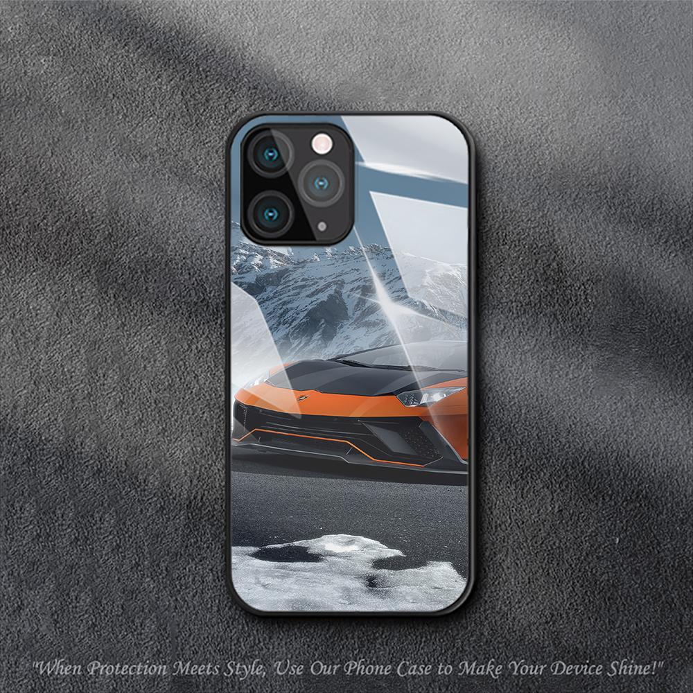 Lamborghinis Luxury Car Case For iPhone Samsung Galaxy Redmi Note S 17 16 15 14 13 20 24 25 54 Pro Max Ultra Fe Air Tempered Glass Cover