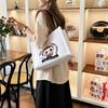Labubu plush tote bag large capacity cute single crossbody commuter bag girls gift bag