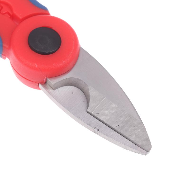 Industrial-Grade Heavy-Duty Cable Cutters Electrician'S Shears, Non-Slip Manual Wire Strippers, Household Shears (With Sheath)