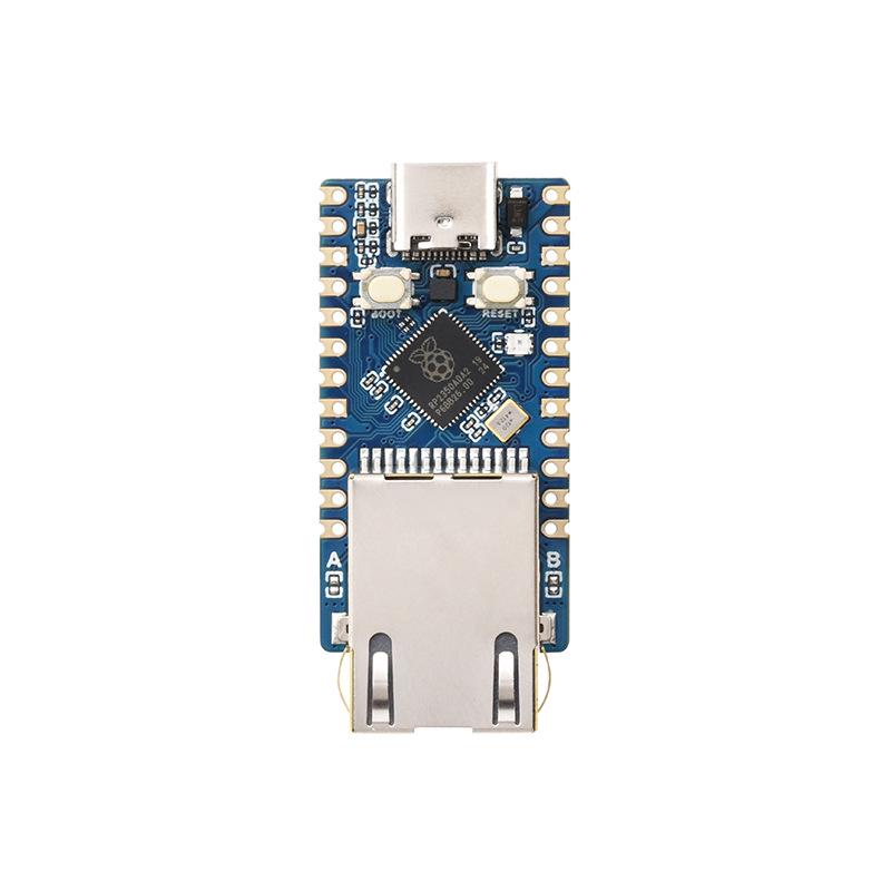 Scheda di Sviluppo Raspberry Pi RP2350-ETH con Ethernet, 4MB TCP/UDP, Sensore di Temperatura, Clock