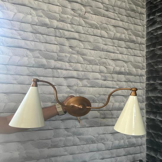 Inspirovaný design Dvojitá nástěnná svítidla Elegantní osvětlovací těleso pro domov, Kancelářská dekorace Moderní nástěnné svítidlo