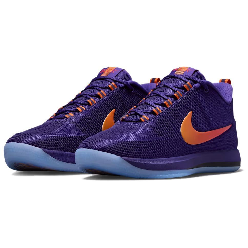 Nike Book 2 Basketball Shoes Men's Dark Purple Orange FZ7014-500
