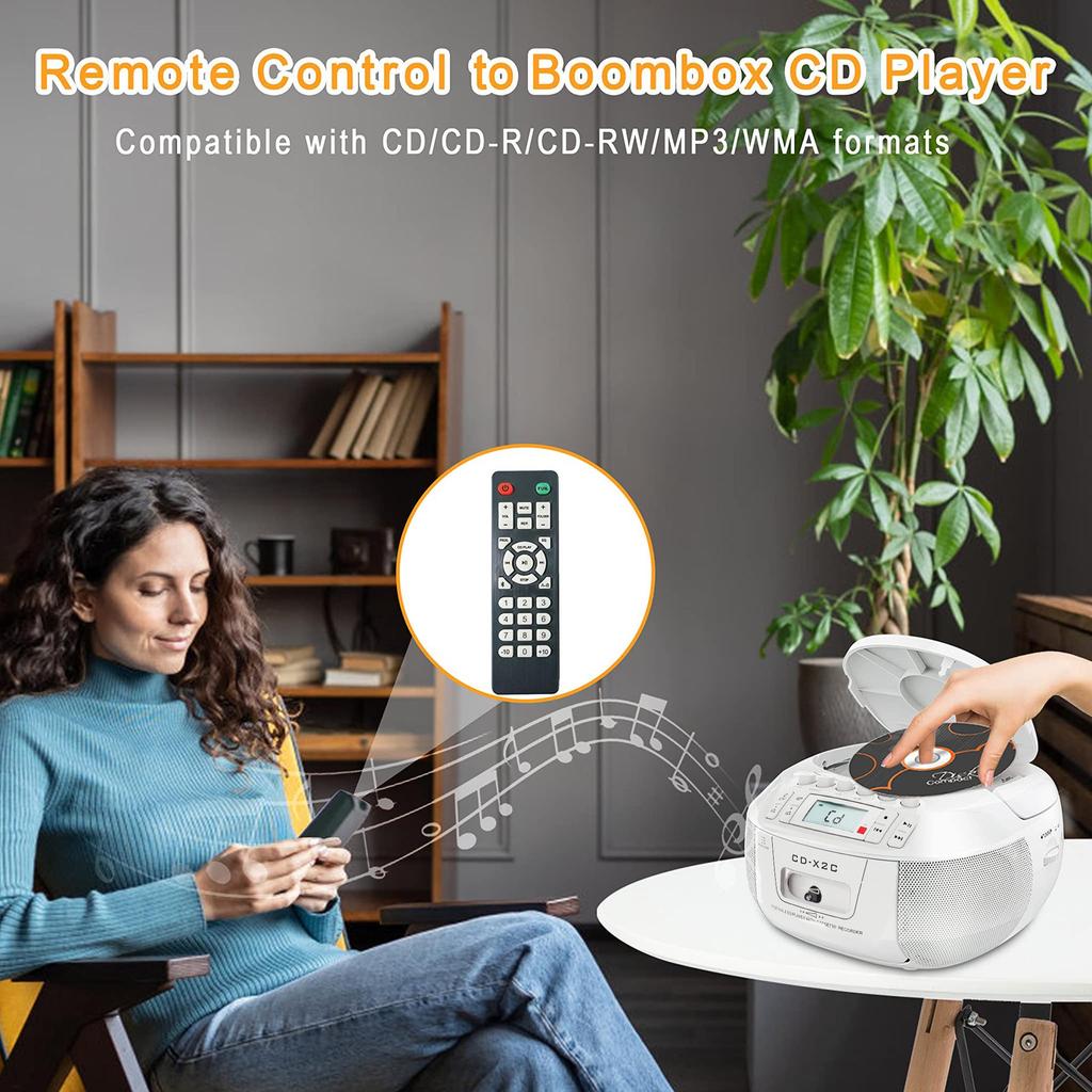 Kassetten- & CD-Player mit Bluetooth, USB, MP3 und Radiofunktion