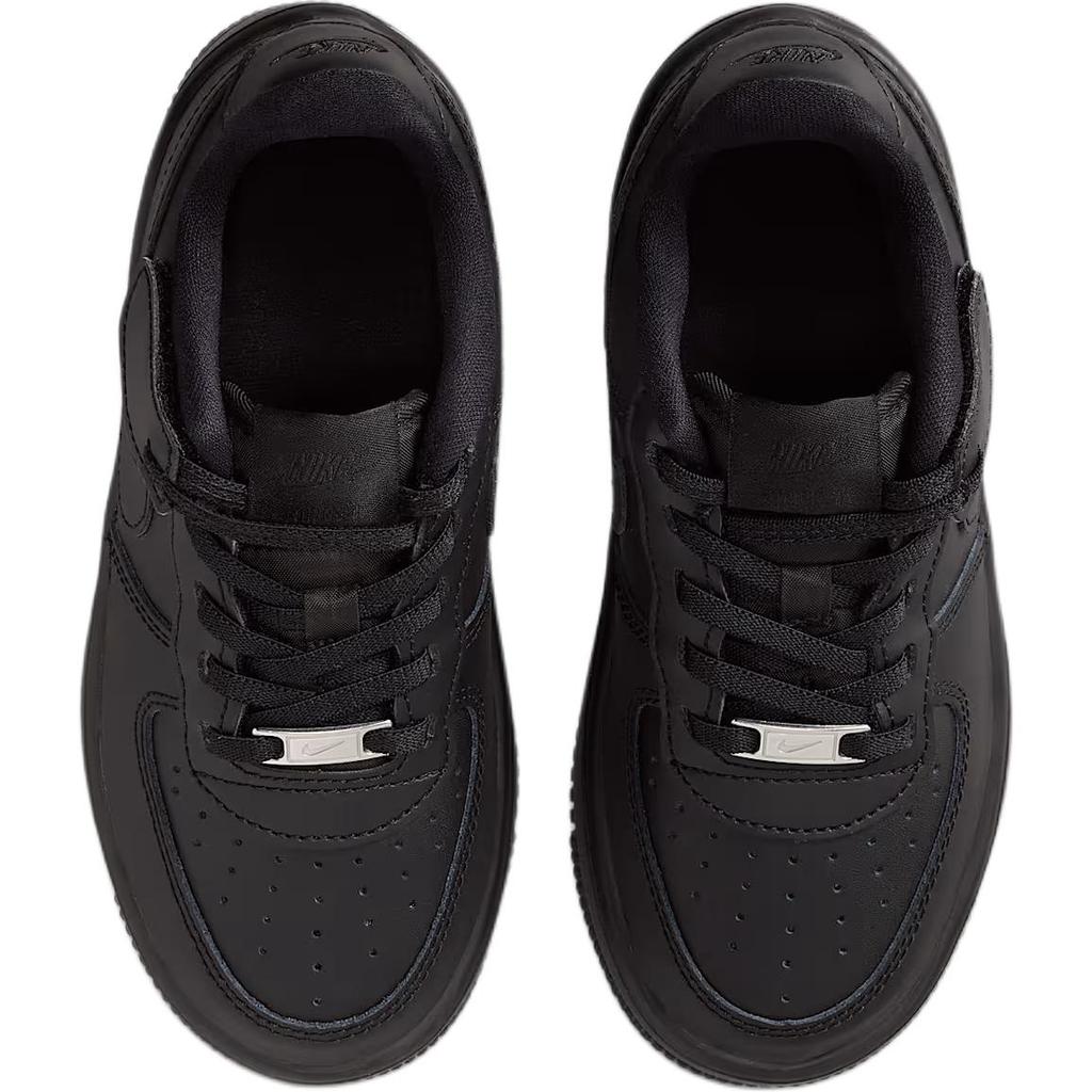 Nike Air Force 1 Abrasion Resistant Low top Kids' Skateboarding Shoes Black Children Aged 3 7 Years Old IH4498-001