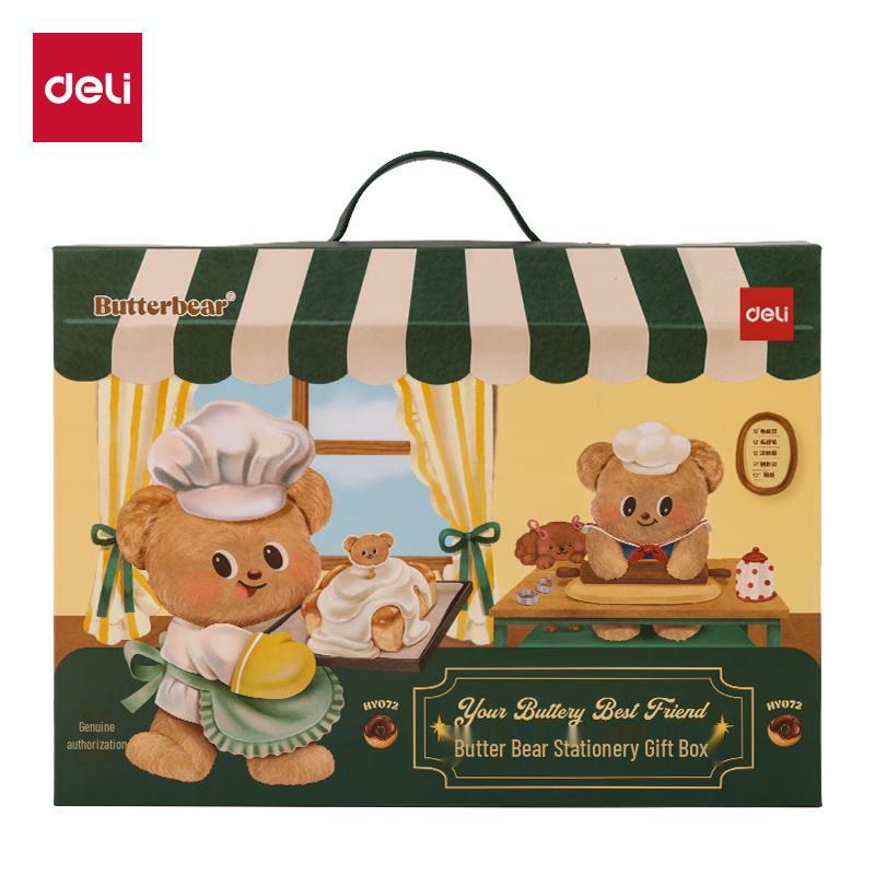 Deli Butter Bear Stationery Gift Set (5-Piece)