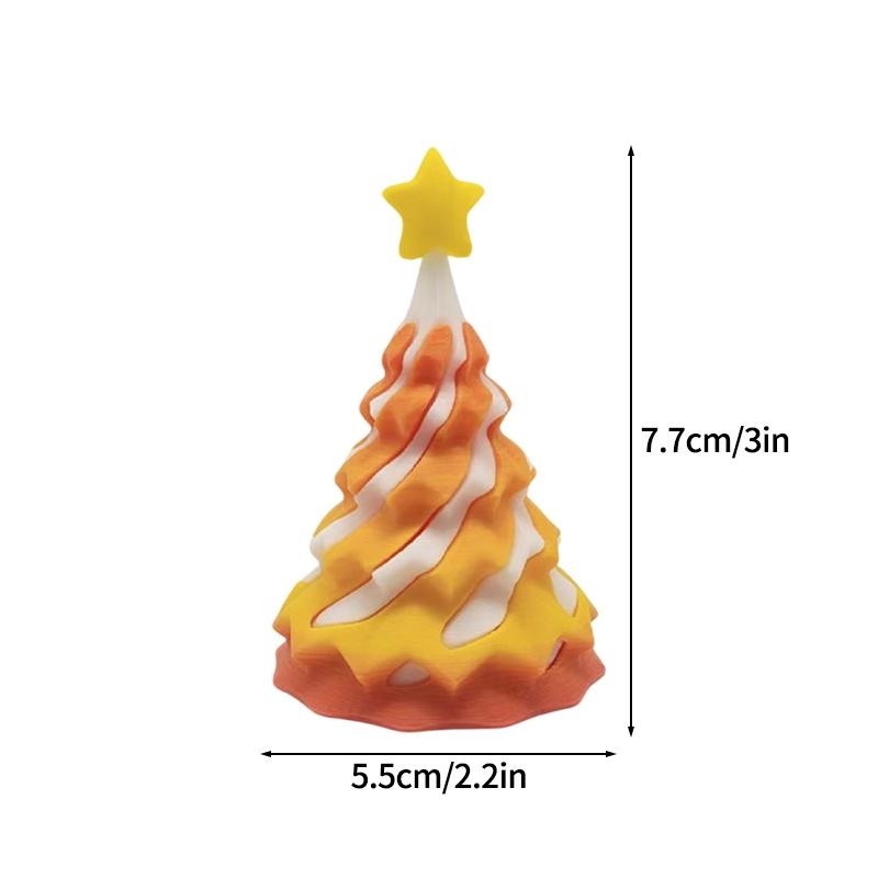 3D Printed Christmas Tree Christams Decoration Desk Ornament 3D Printed Figure Christams Gift for Guestd Home Decorations