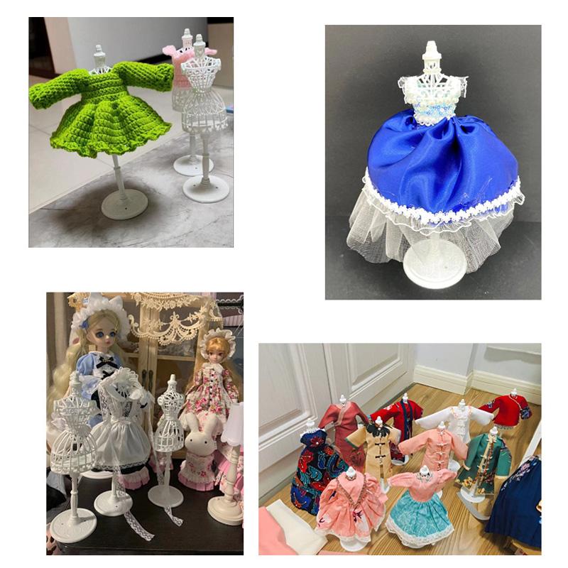 1/3/10 Stück Puppenkleidung Kleidung & Sammlerstücke Hohle Puppen Kleid Ständer DIY Präsentationsständer für Spielzeug Mannequin 1/6 Ständer Gestell