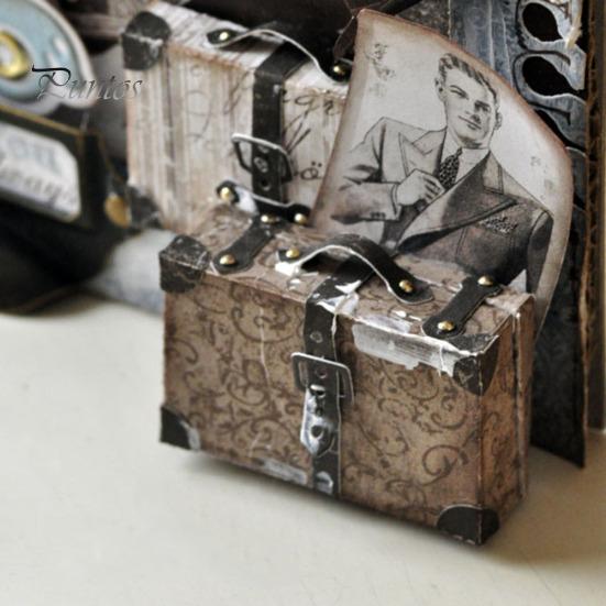 Aktentasche Umschlag Scrapbooking Stanzform DIY Handwerk Prägeschablone Form