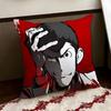 Lupin the anime TThird Cushion Cover Reversible Soft Durable Pillow Cover Home  Car MultiScene Use for Daily Comfort