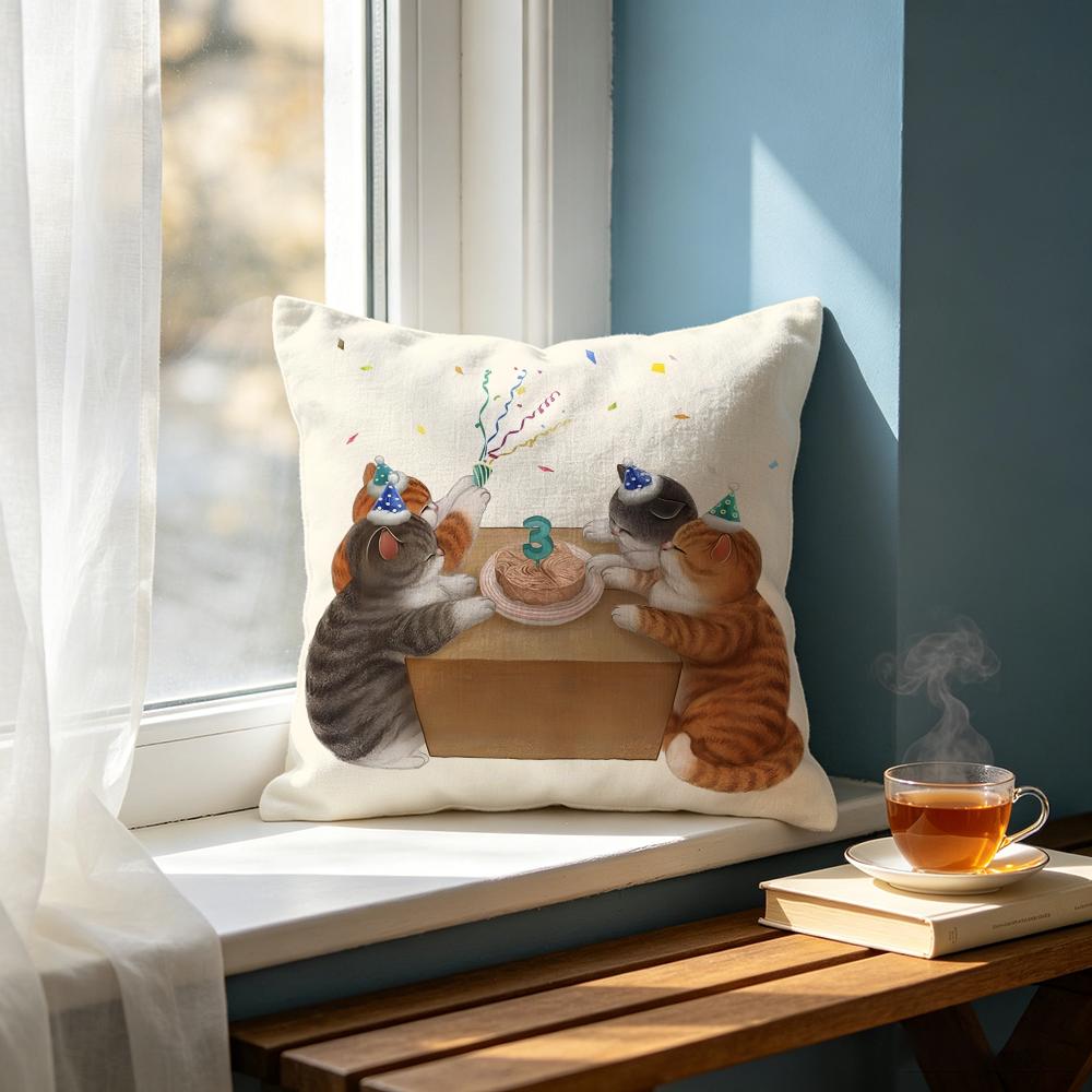 Cute NNyang Songied Cushion Cover Cushion Cover Set Pcs x x x Pillowcase Decorative Sofa Home Decor