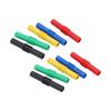 4mm Insulated Banana Coupler Female To Female 5 Colors Banana Plug Socket Adapter for Inverters Industrial Equipment