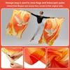 2 Pcs Worship Flag Soft Polyester Praise Dance Flag with Telescopic Rod and Organizer Bag for Girl Adult Beginner Dancer
