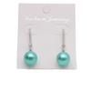 Korean Long Water Drop Bride Pearl Earrings