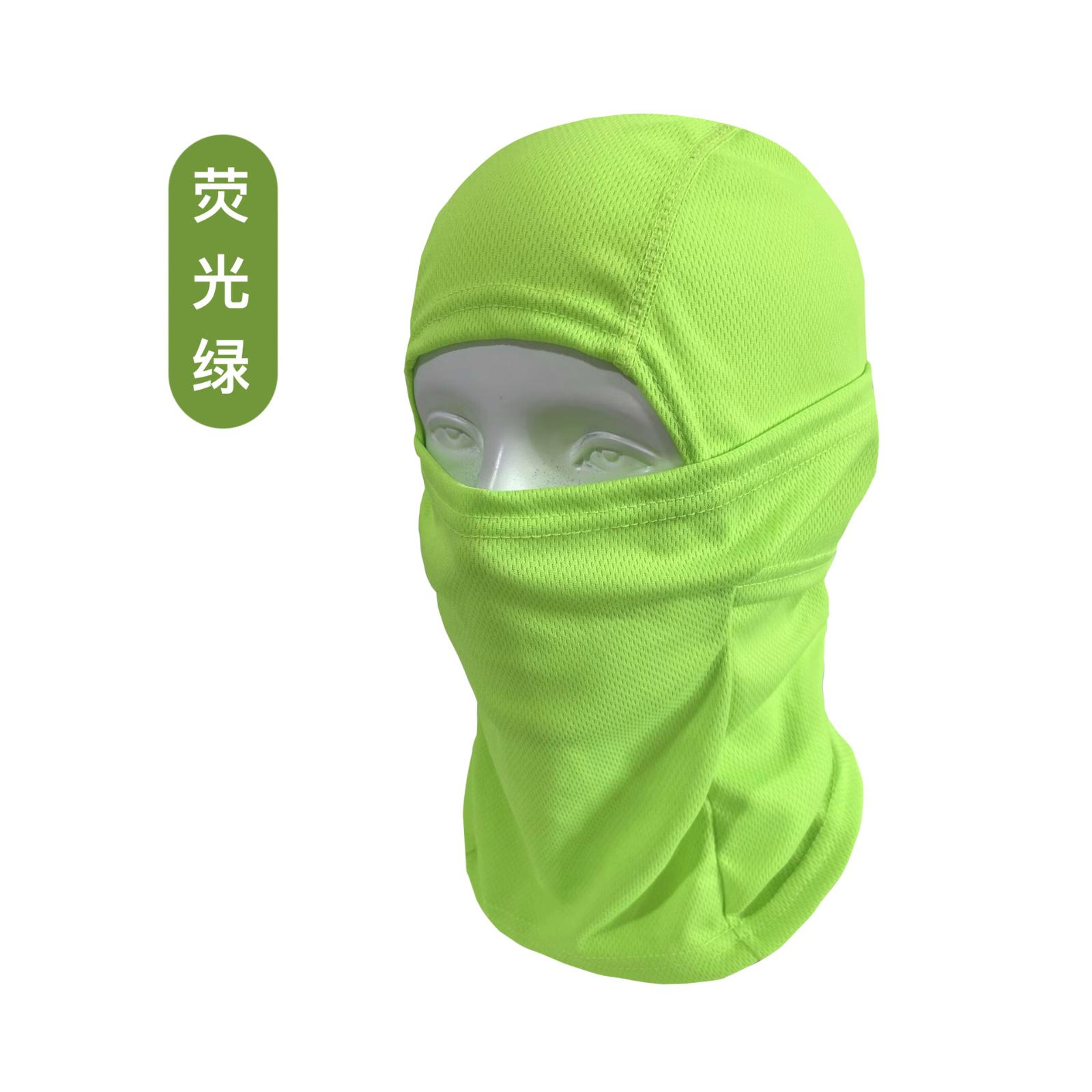 

Outdoor Cycling Face Mask Summer Sun Mask Mountaineering Skiing Full-Face Windproof Sandproof Hood Camouflage Headscarf One Size зелений