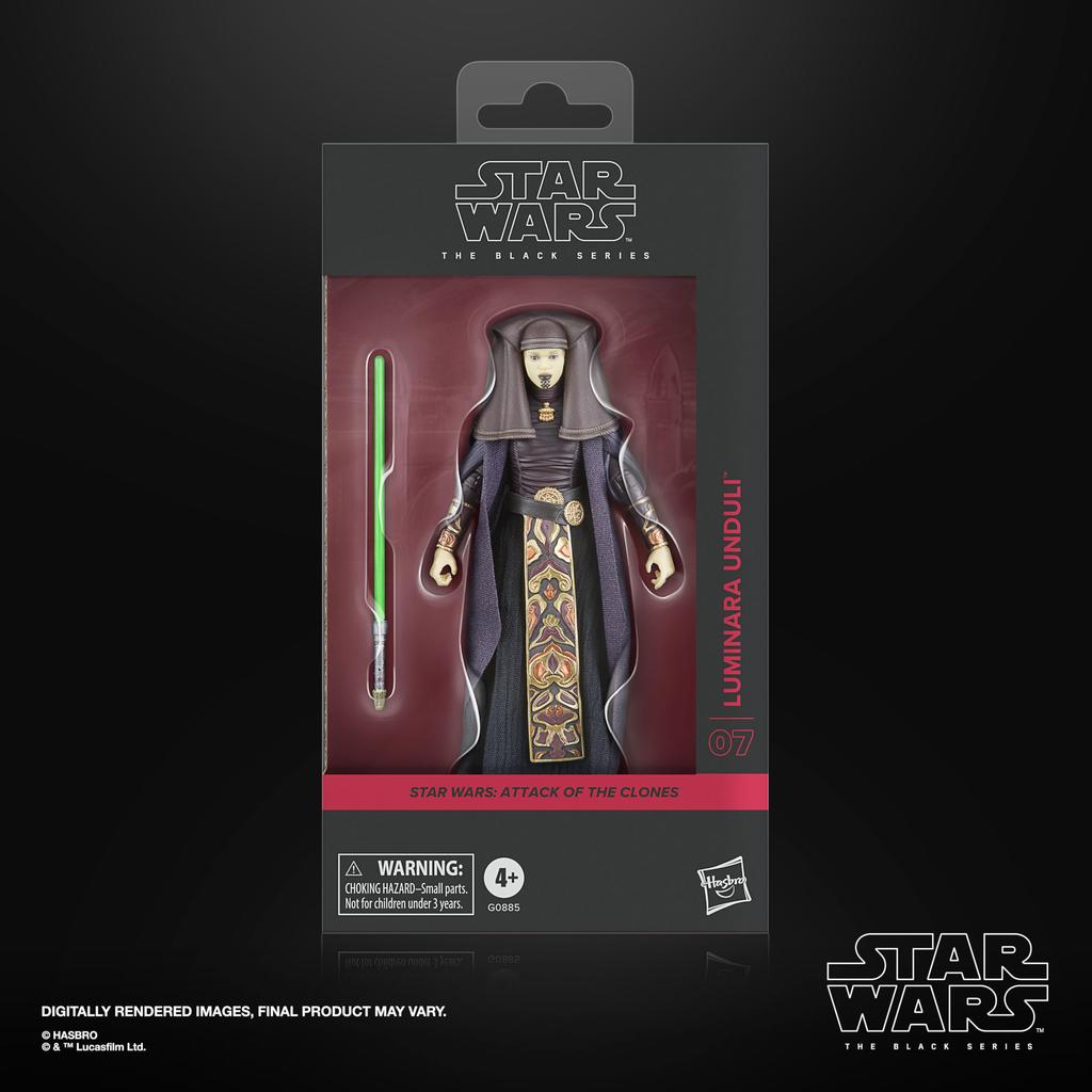 Star Wars Black Series Luminara Unduli Attack of the Clones 6-inch Premium Collectible Action Figure