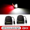 For Chevrolet Avalanche 1500 2002-2013 Silverado 1500 1999-2013 led License Number Plate Light Assembly Tail Tag Lamp White 2pcs