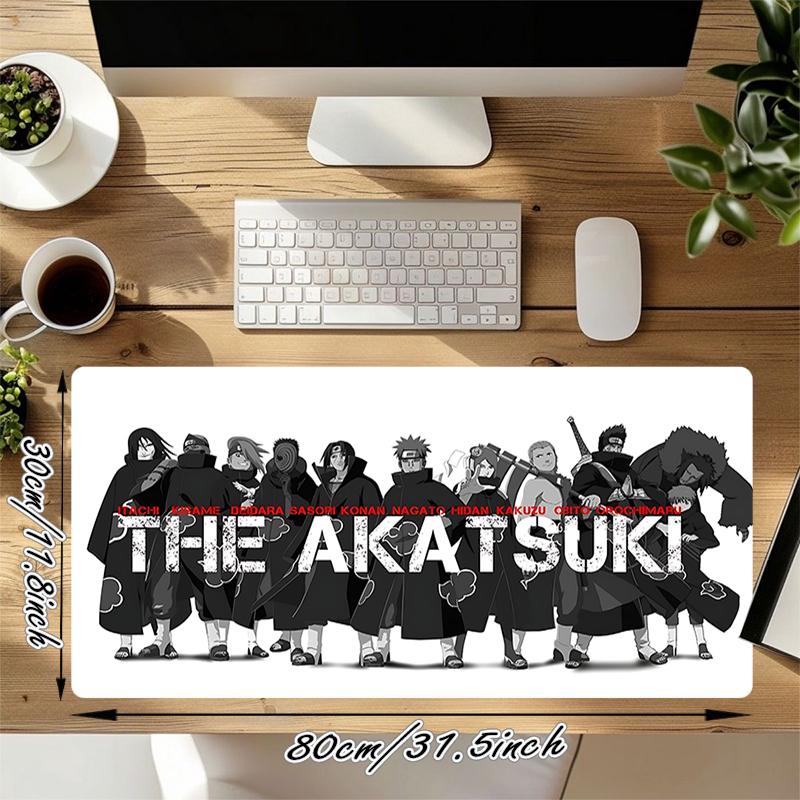 1Pc Akatsuki Group Portrait Gaming Mouse Pad Keyboard Desk Mat Non-slip Rubber Lock Edge Waterproof Computer Mousepad for Office Home Decor S164