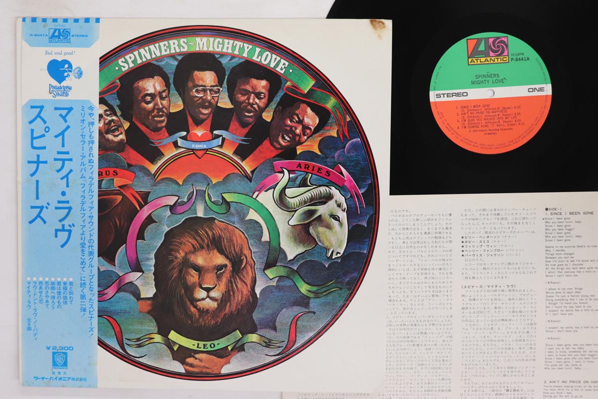 

LP Record SPINNERS Mighty Love P8441A ATLANTIC 1974 Japan Obi SoulFunk Used