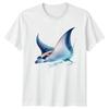 Manta Ray Shirt Tropical Sea Life Graphic Tee