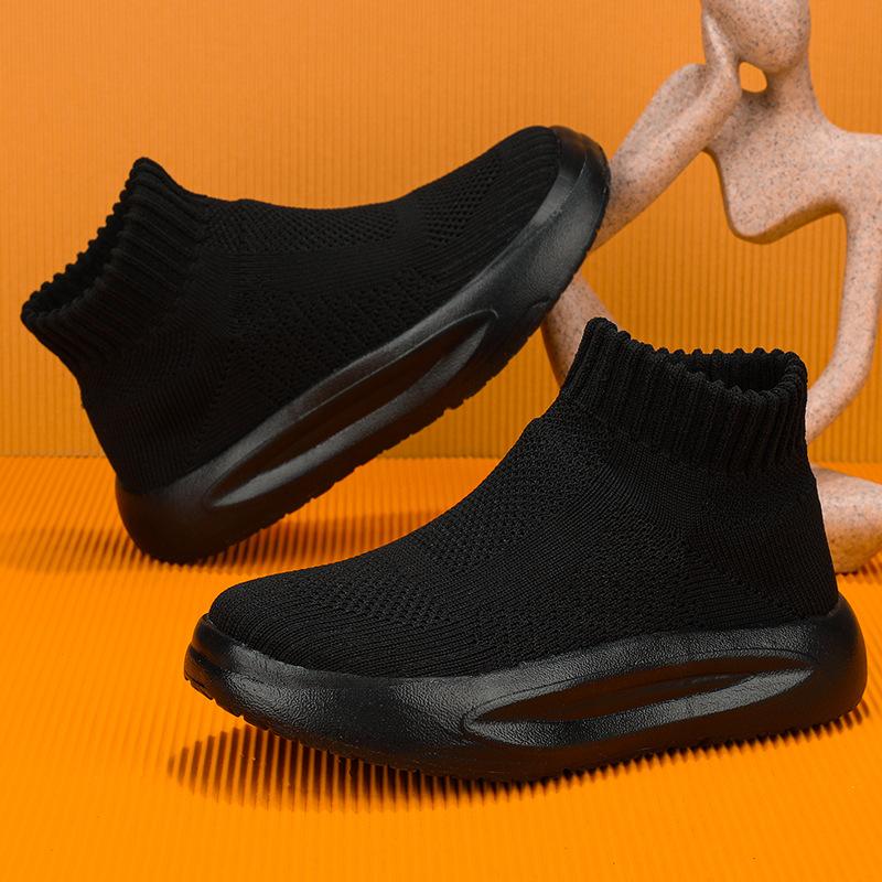 Children's Socks and Shoes Are Popular, Flying Weaving Classmates, Children's Casual Sports Shoes, Men's and Girls' Fashionable Personalized Casual S