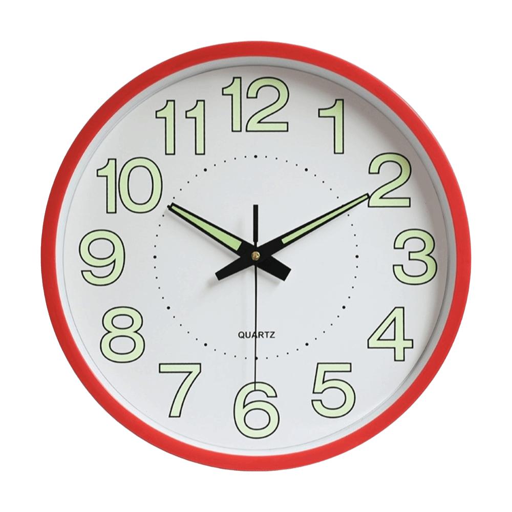 Easy to Read Glowing Hanging Clock Silent Quartz Wall Clock Modern Luminous Wall Clock  Office