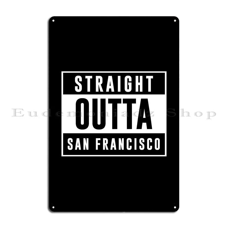 San Francisco Metal Sign Retro Bar Poster PaintingCustomized Tin Sign Poster 20x30cm(7.8x11.8inch)