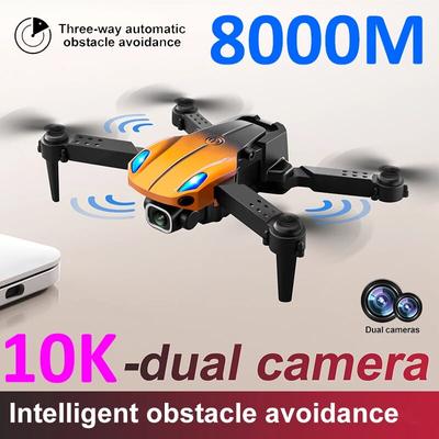 Nowy KY907 Mini Drone HD podwójny aparat unikanie przeszkód fotografia lotnicza regulacja pozycjonowania optofluidycznego Quadcopter zdalnie sterowana zabawka prezent dla dzieci