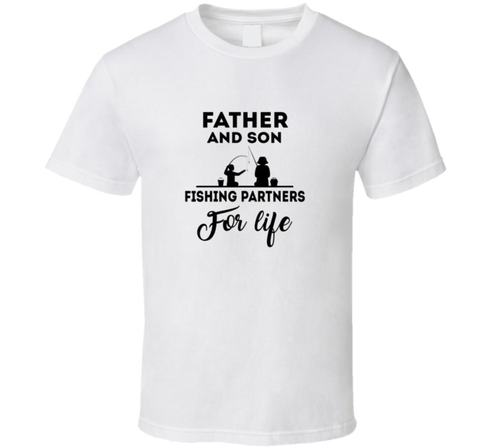 Father & Son Fishing Partners T Shirt Cool Fishing Tee Unisex Angler T-Shirt M