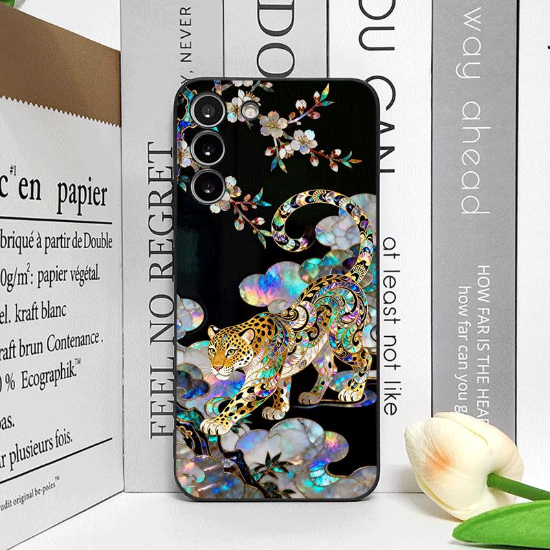 

Chinese-style Dragon Leopard Marble Texture Printed Phone Case for Samsung Galaxy A56 A14 A55 A16 A54 A36 A53 A52 5G Soft Cover Galaxy A14 4G