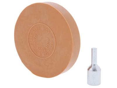 Rubber Disc for Removing Glue, FI 89 Mm, Thickness 15 Mm, Thread M8