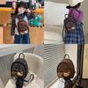 Hello Kitty Kids Backpack With Leopard Print Fabric For Daycare And School Use