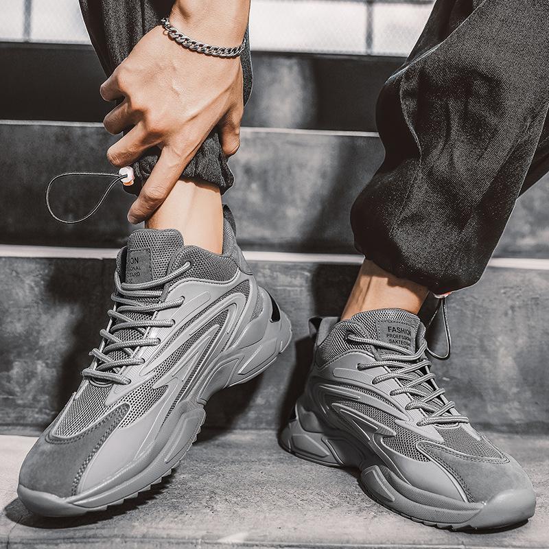 Mitte Herbst und Winter helfen Papa Schuhe Herren neue dicke Sohlen Sportschuhe hohe lässige Herrenschuhe