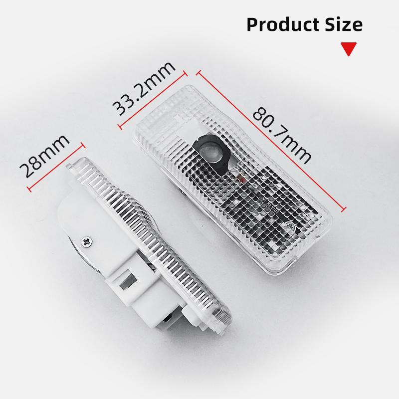 2Pcs LED Car Door Welcome Lights Logo Projector for Citroen C2 C3 C4 C5 X7 C6 C7 Ghost Shadow Lamp Courtesy Light Auto Accessory