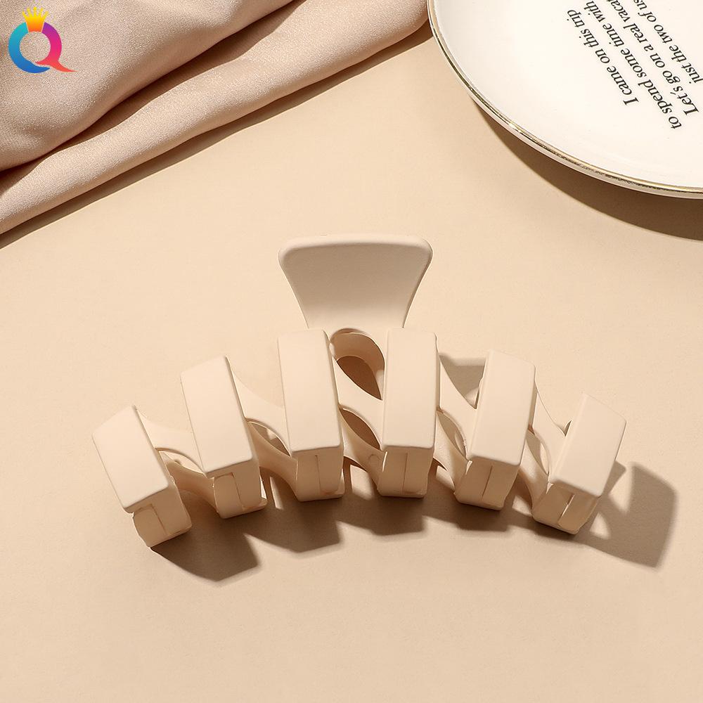Daily Head Wear Set Women Fashion Claw Clip   Solid Coffee Black Acrylic Large Hair Claw Korea for Girl Clip Barrette Hair Accessories