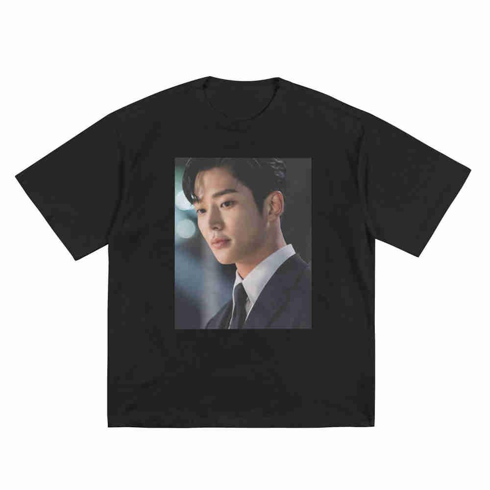 Rowoon Actor Korean Drama Oversized Short Sleeve Tee 100 Cotton Tshirt